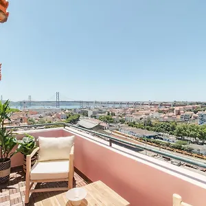  Apartamento Casa Boma - Unique With Private Balcony And Panoramic Bridge View - Alcantara Iv